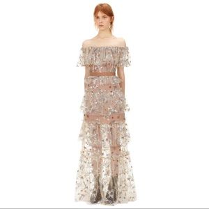 COPY - Self Portrait Star Embellished Maxi Dress